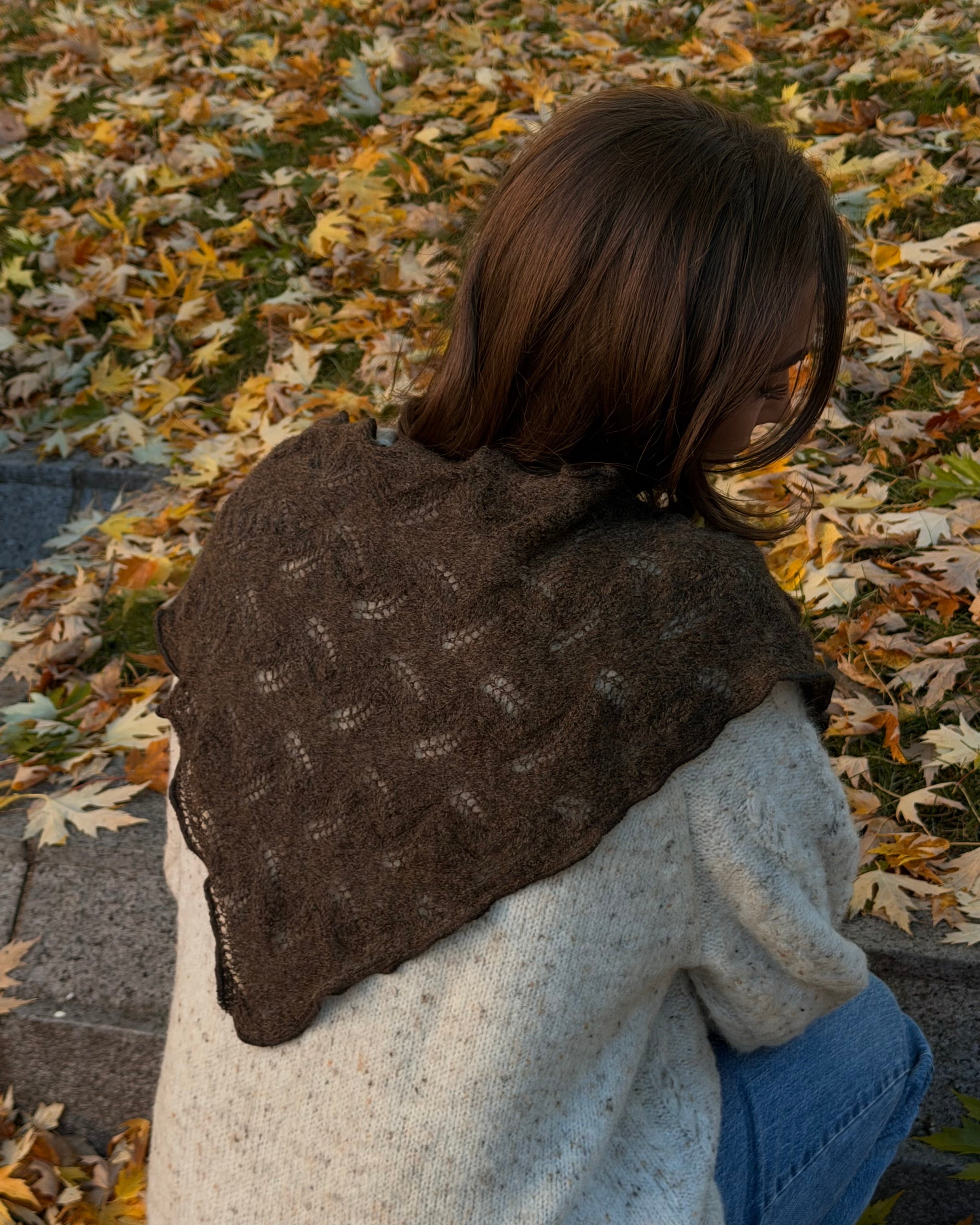 PCESTELLE Scarf - Morel